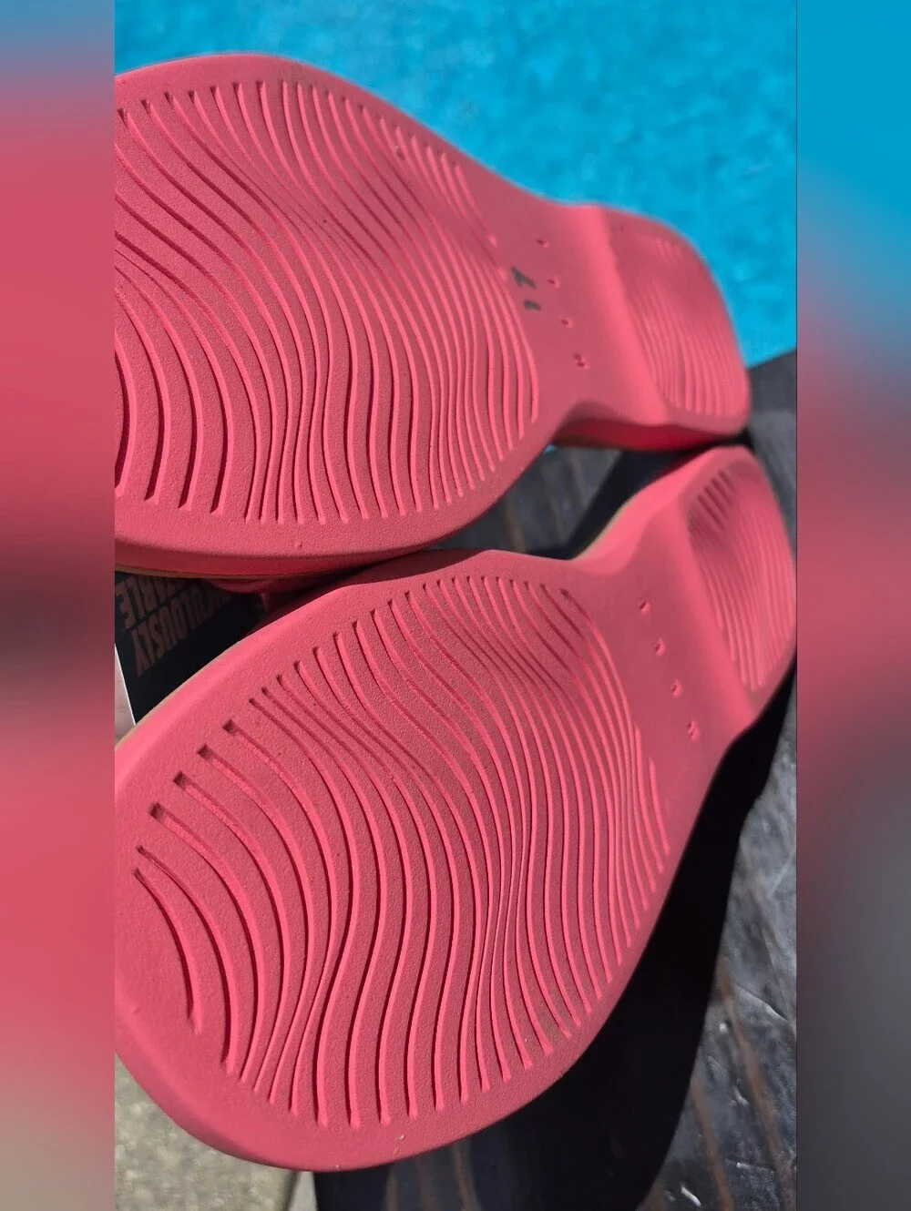 New With Tags! Reef Pink Slide Sandals Women's Size 8